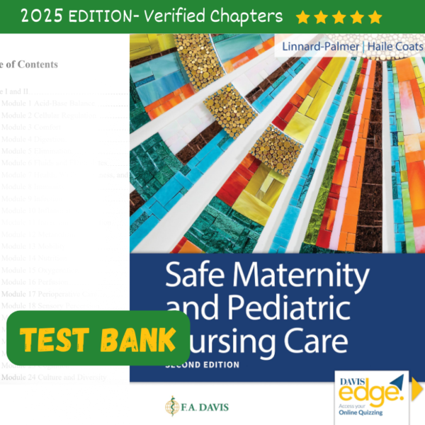 Test Bank For Safe Maternity & Pediatric Nursing Care 2nd Edition By Luanne Linnard-Palmer